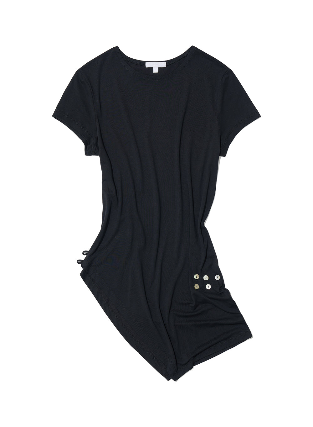 Black multiway wrap skirt layered top by PARTIMENTO WOMEN Korean fashion Australia