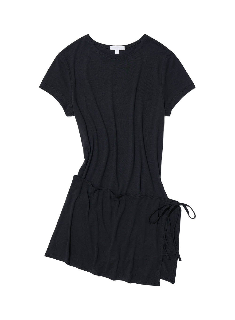 Black layered top with detachable wrap skirt PARTIMENTO WOMEN Seoul designer