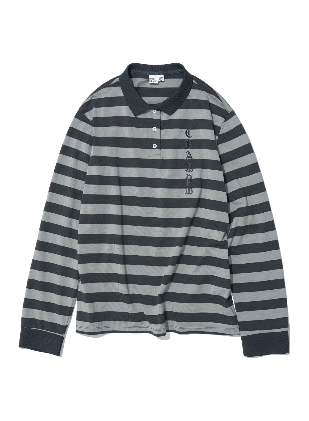 Team 76 Patch Stripe Polo Tee