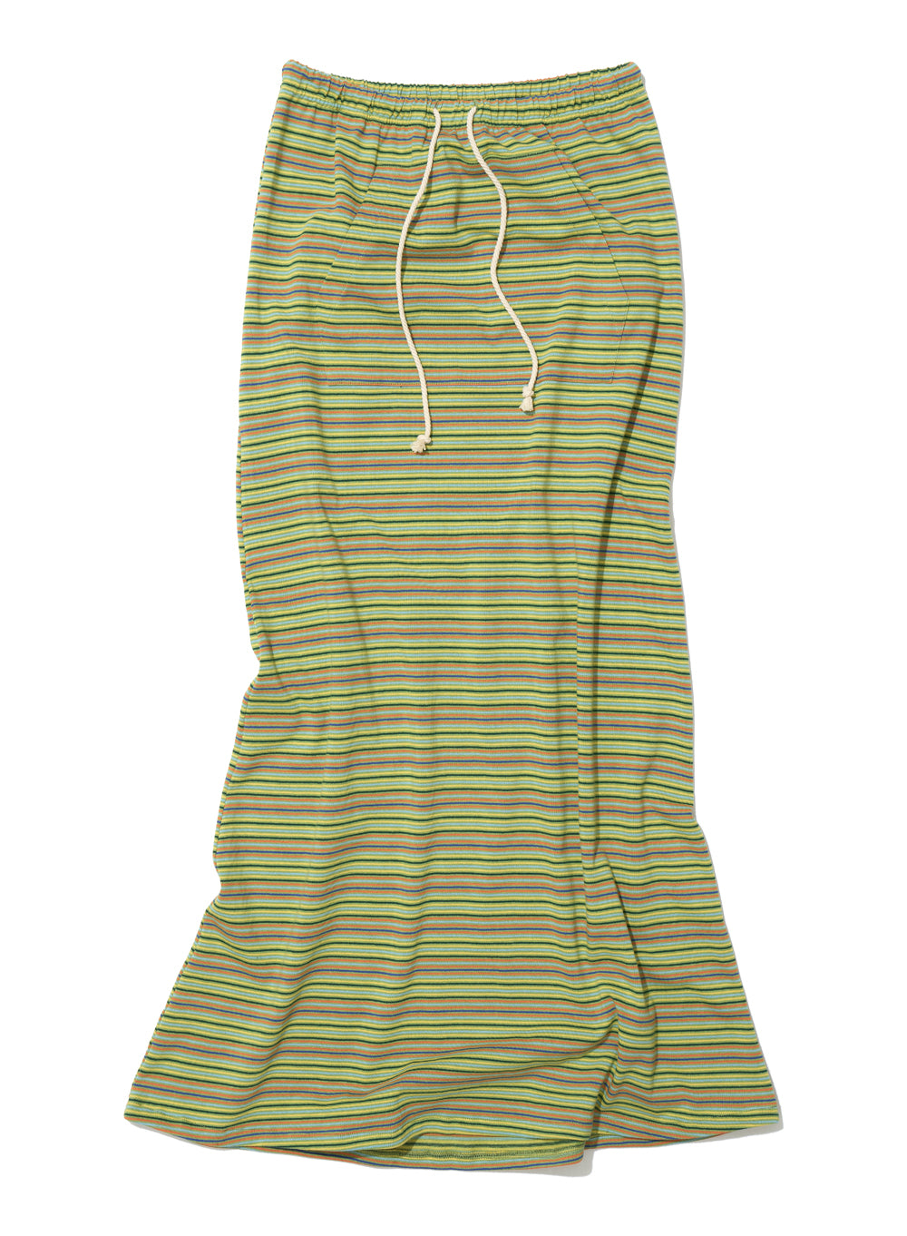 Jersey Multi Stripe Maxi Skirt