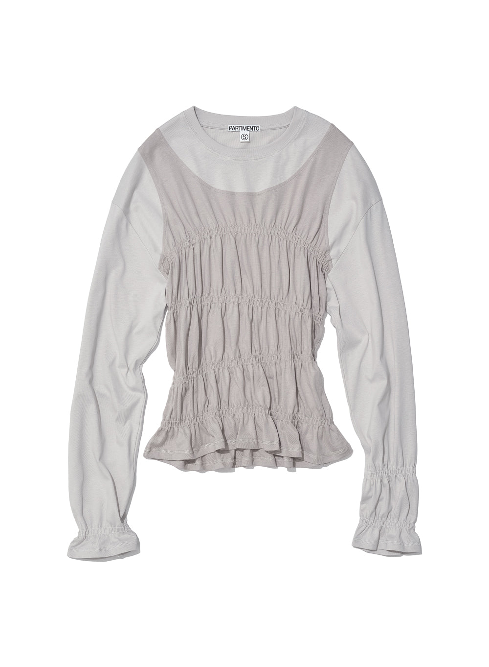 All-In-One Smocked Long Sleeve Top