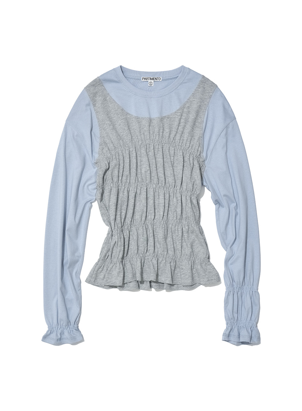 All-In-One Smocked Long Sleeve Top