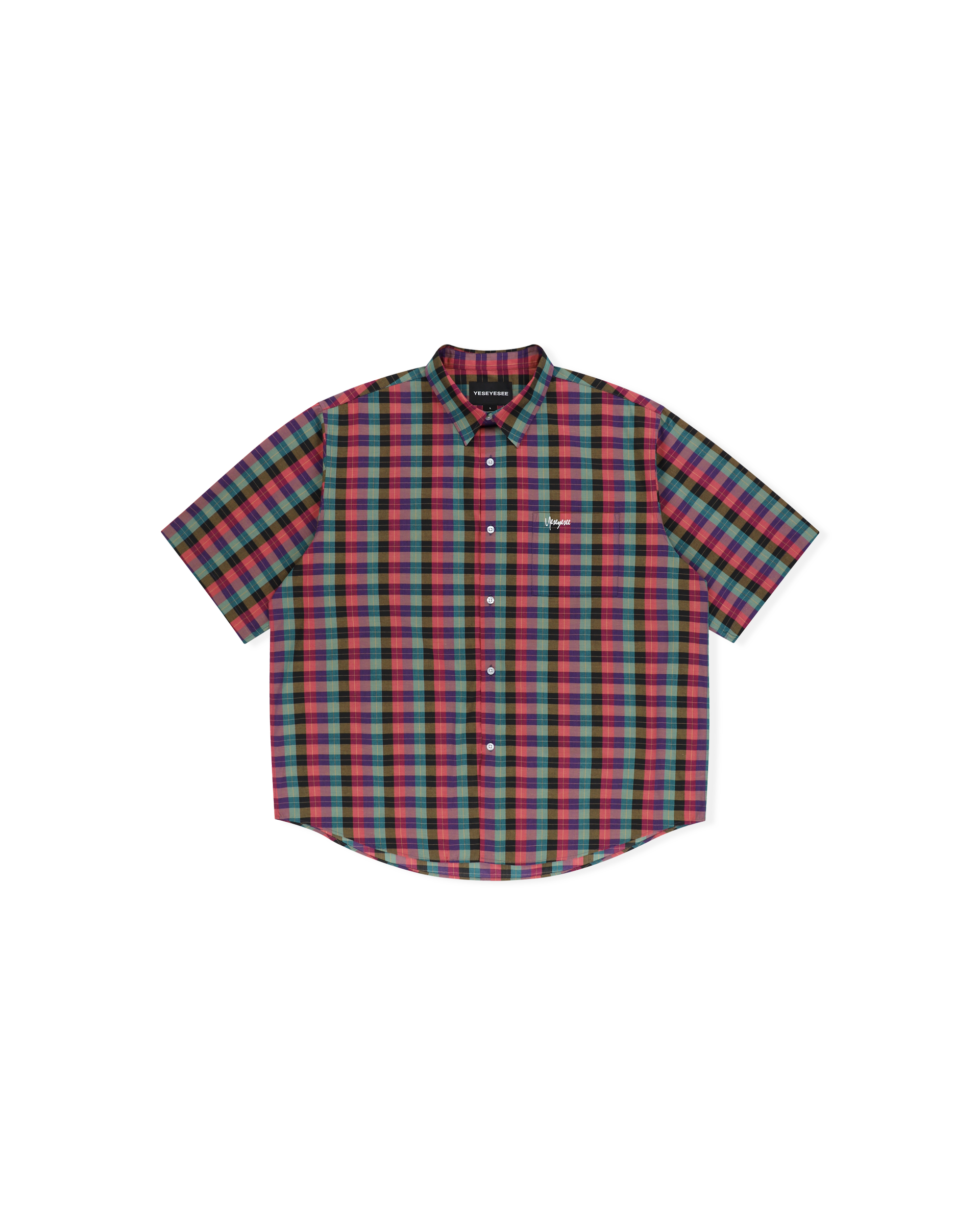 Y.E.S Short Sleeve Check Shirt
