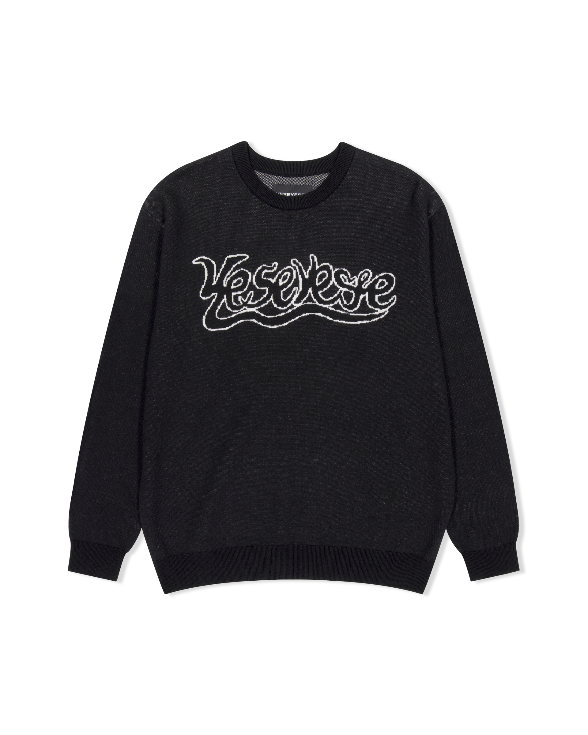 Snail Logo Long Sleeve Knit Pullover