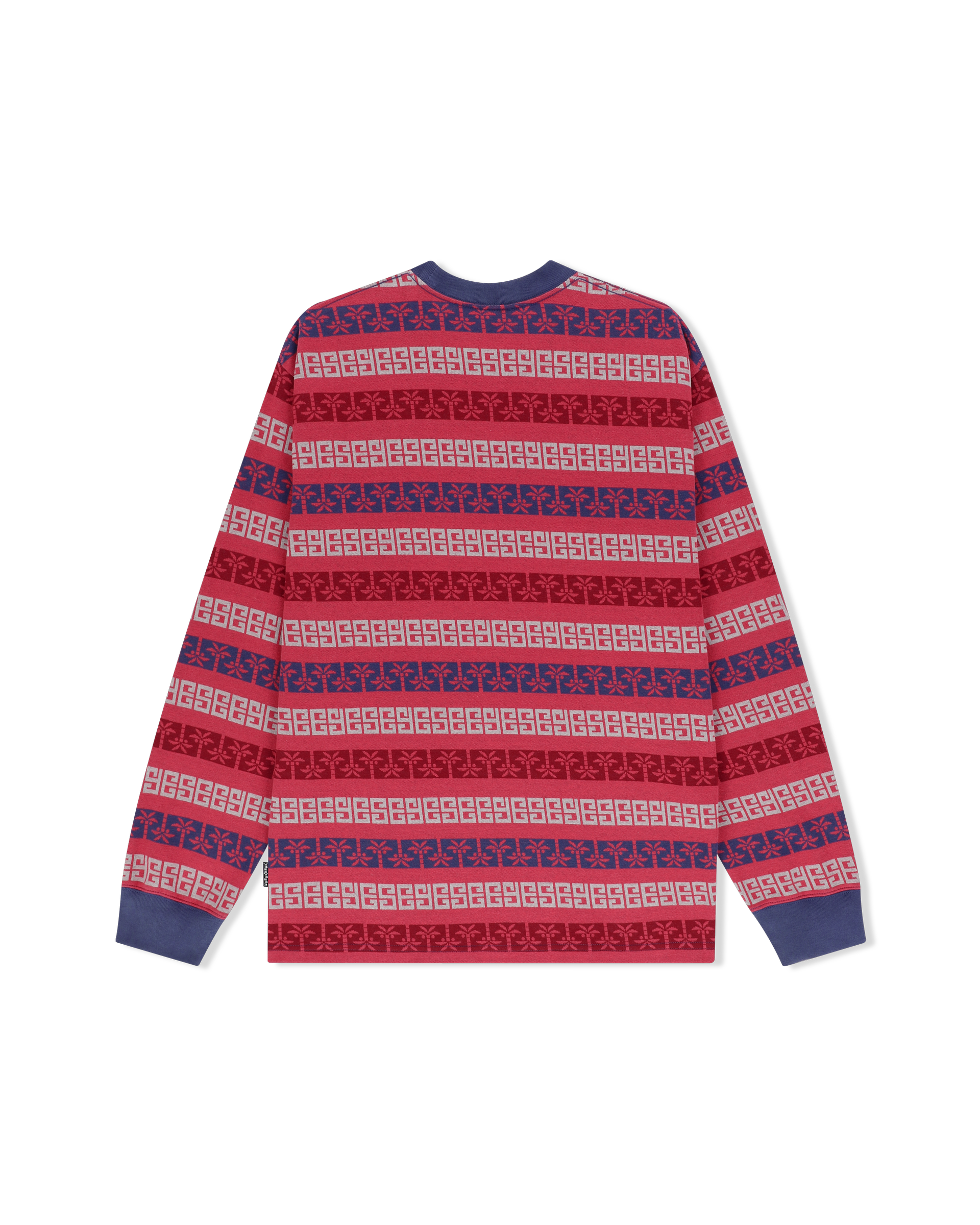 Y.E.S Palm Jacquard Long Sleeve T-shirt