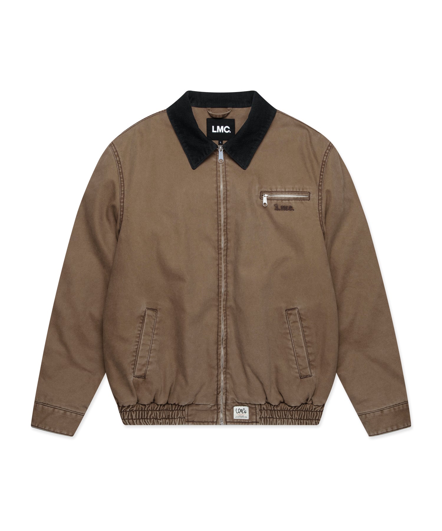 Contrast Stitch Work Jacket