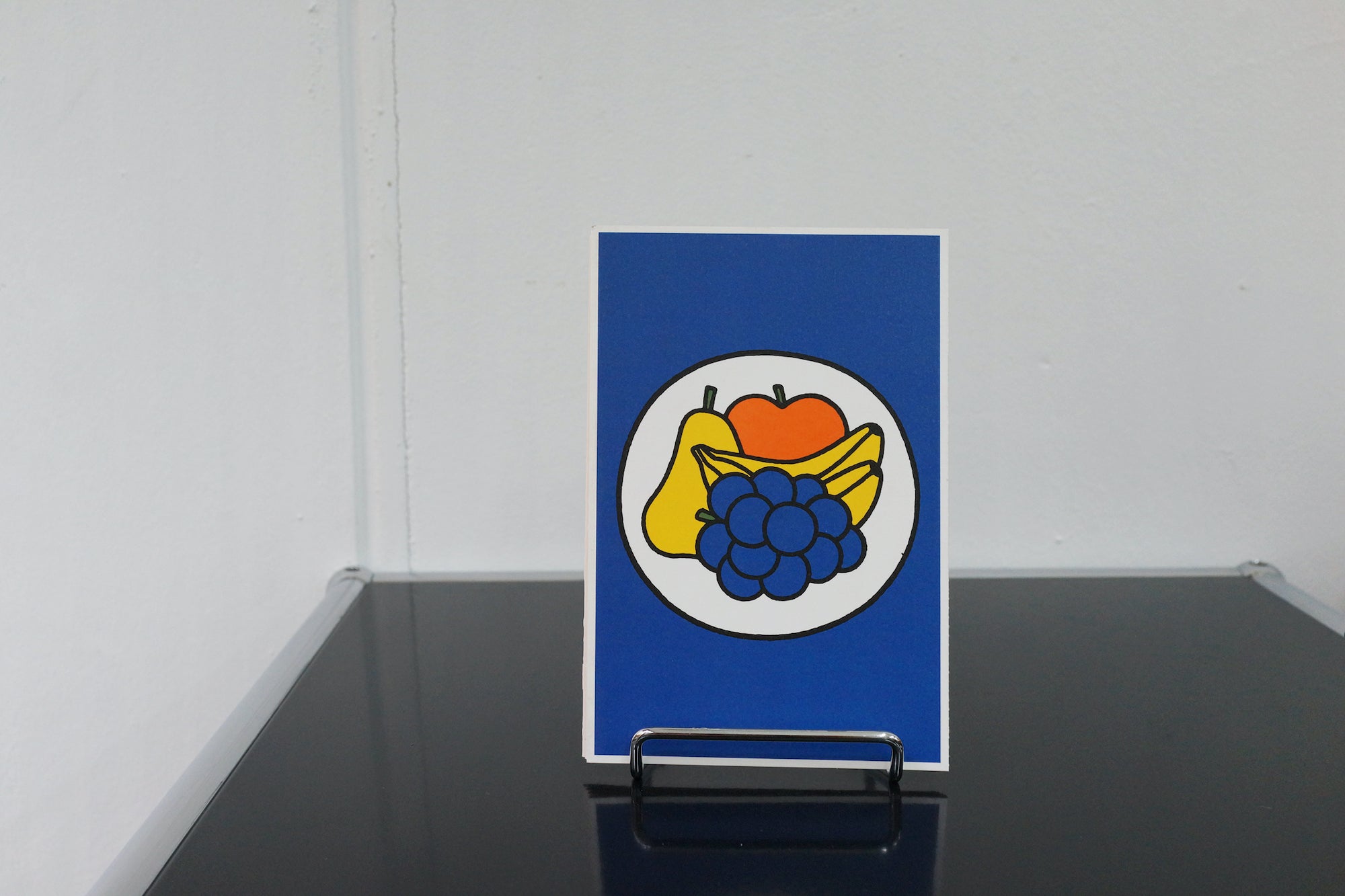 A set of postcards with different Dick Burna prints on them, printed by Korean brand Zero Per Zero and for sale at Shim House