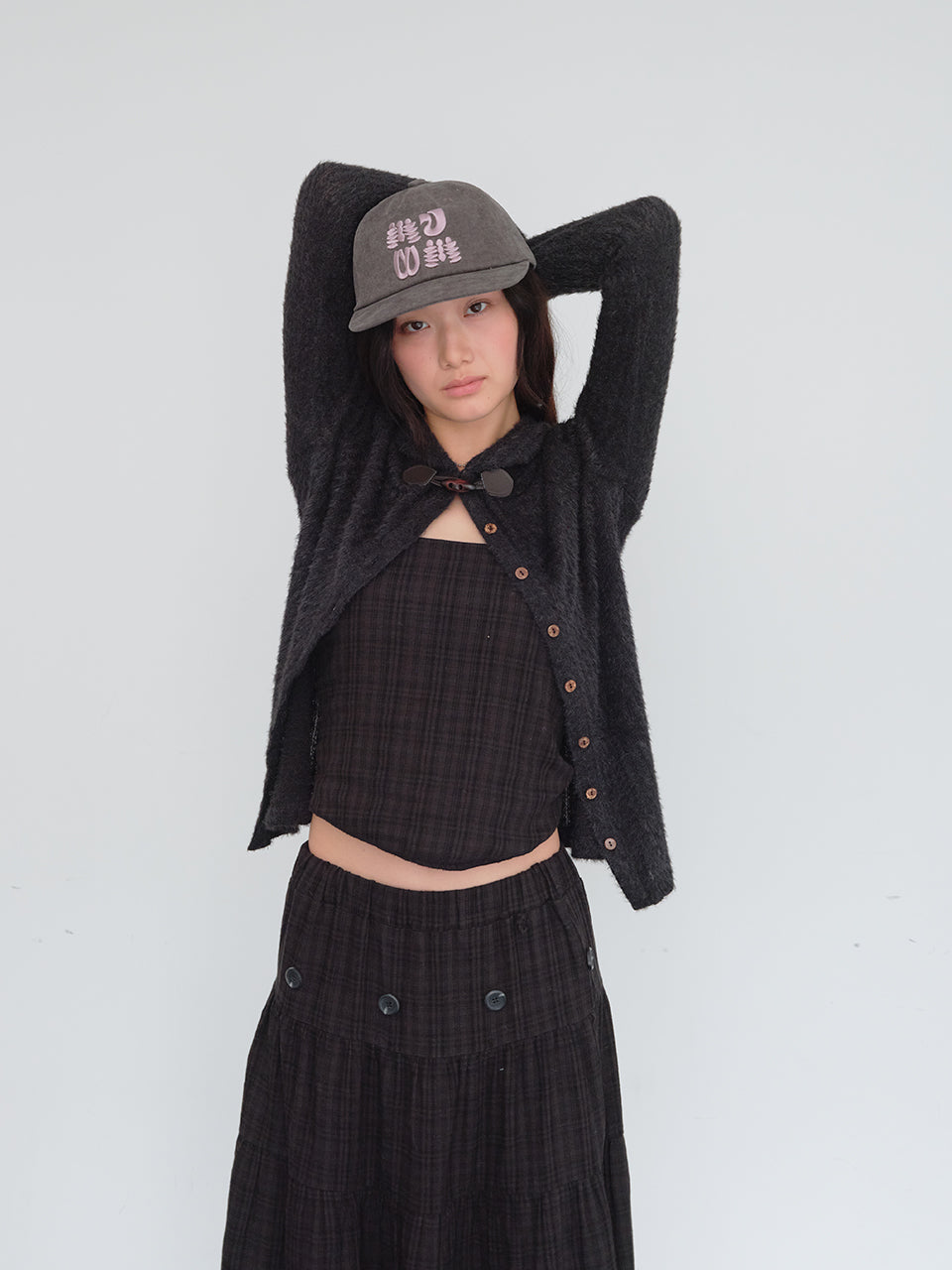 Toggle Hooded Cardigan